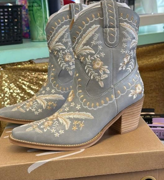 Paint the town blue booties